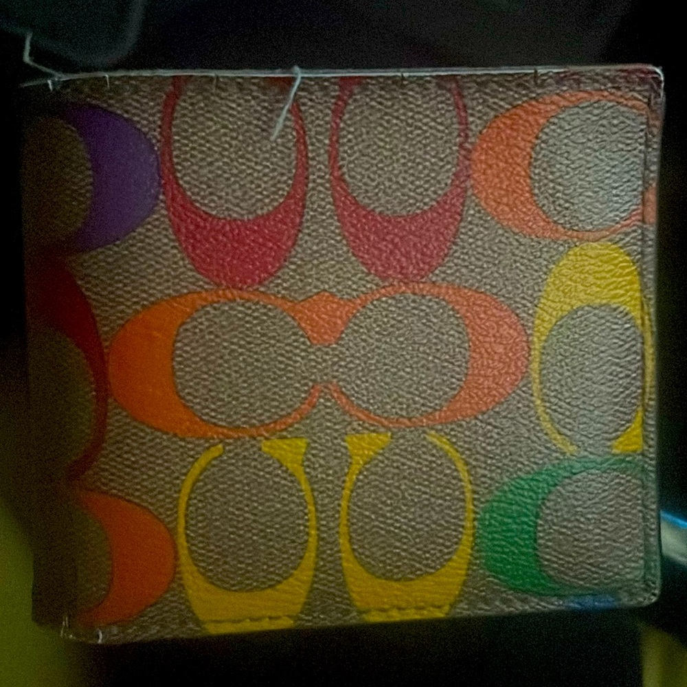 Coach pride wallet